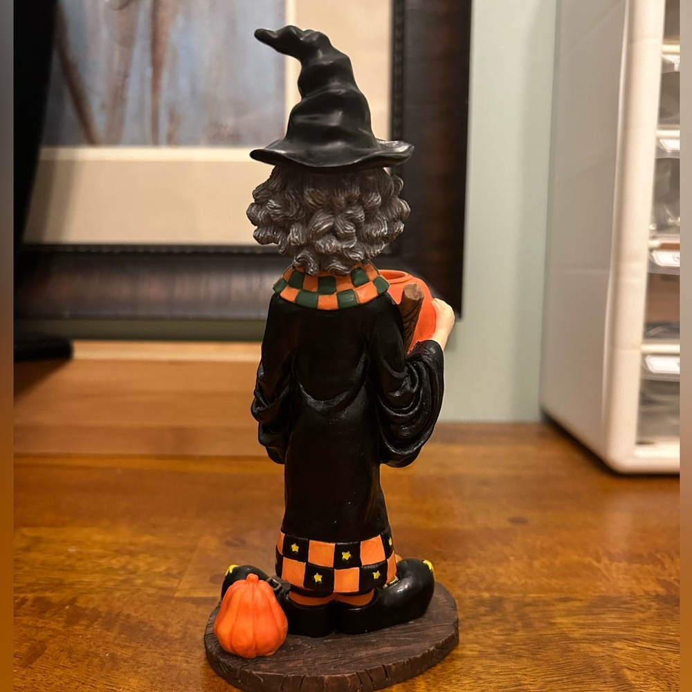 Halloween Witch Candle Holder Decor - Picture 4 of 8